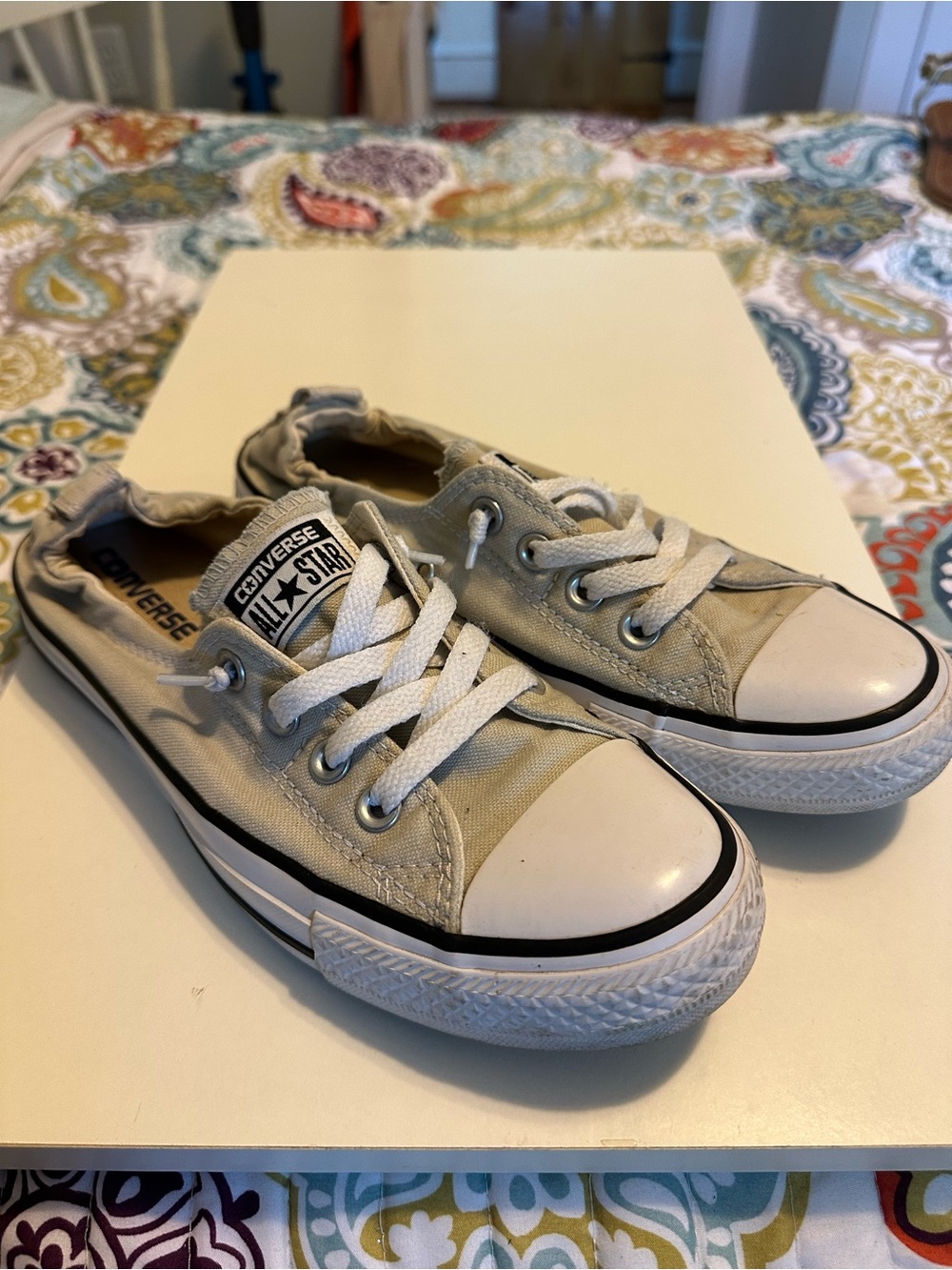 Converse Chuck Taylor All Star Shoreline Low Beige Women’s Sz 8
